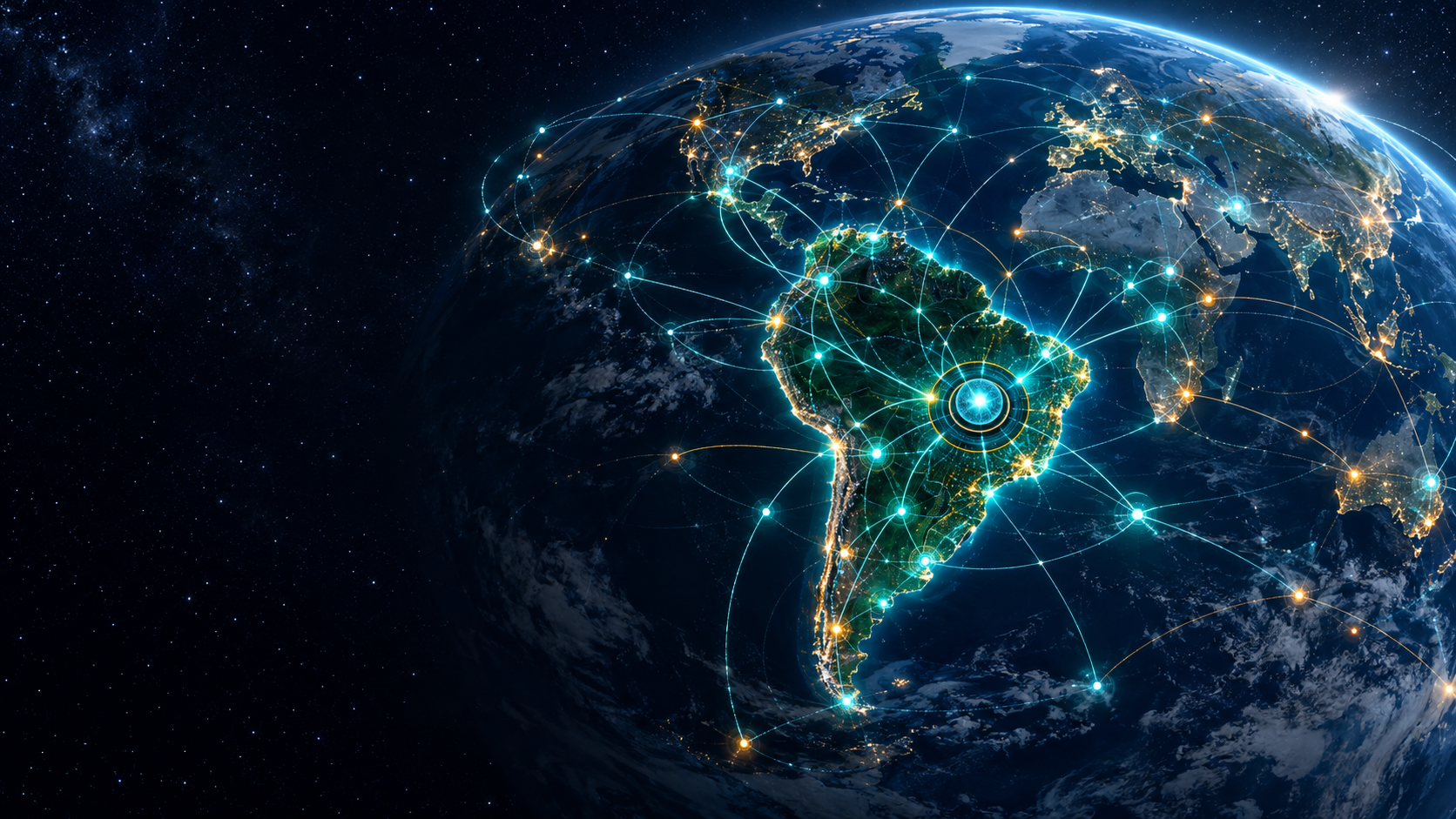 Atlas mundial público apresentando o Ecossistema VIDA como organismo digital vivo